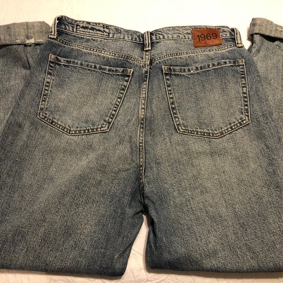 NWOT Gap High Cheeky Mom Roll-Up Jeans, sz 10/30 T - Picture 7 of 7